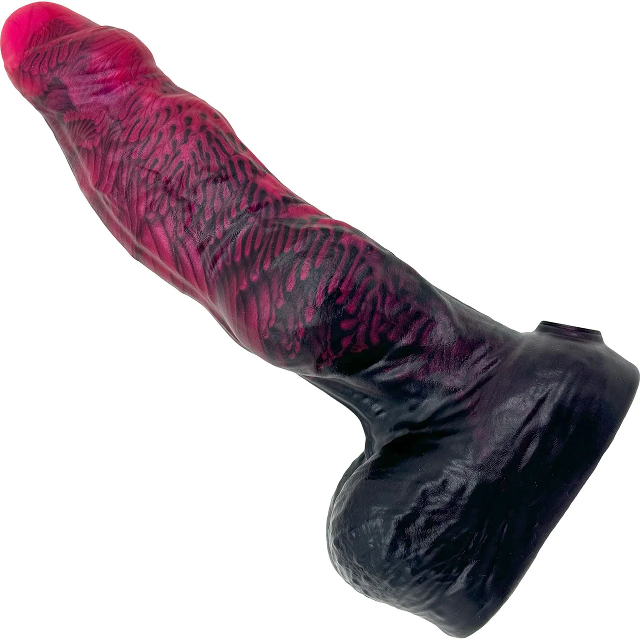 BIG Daddy Dane Werewolf Knot Large 7.75" Platinum Silicone Dildo By Dee's Big Daddies - Hellboy - Image 2