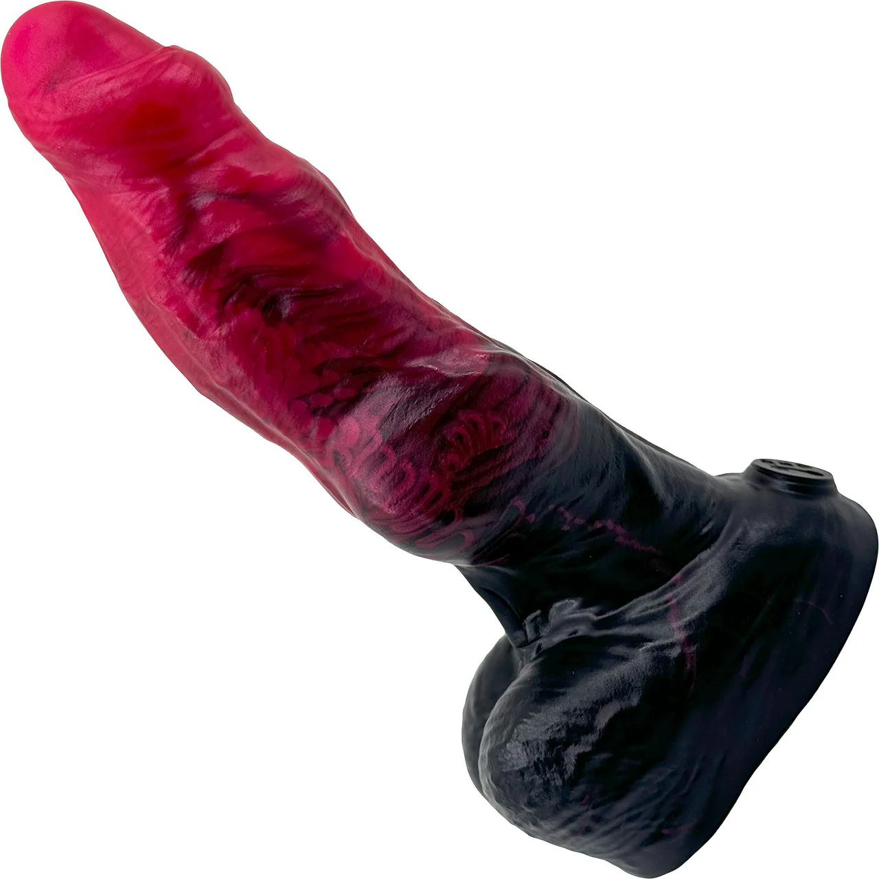 BIG Daddy Dane Werewolf Knot XL 9.25" Platinum Silicone Dildo By Dee's Big Daddies - Hellboy - Image 2