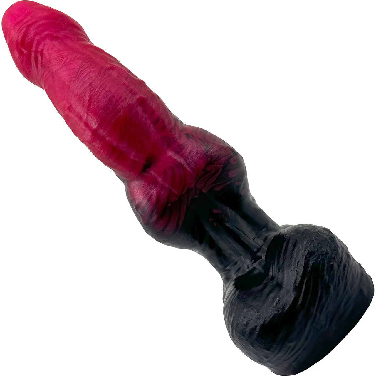 BIG Daddy Dane Werewolf Knot XL 9.25" Platinum Silicone Dildo By Dee's Big Daddies - Hellboy - Image 4