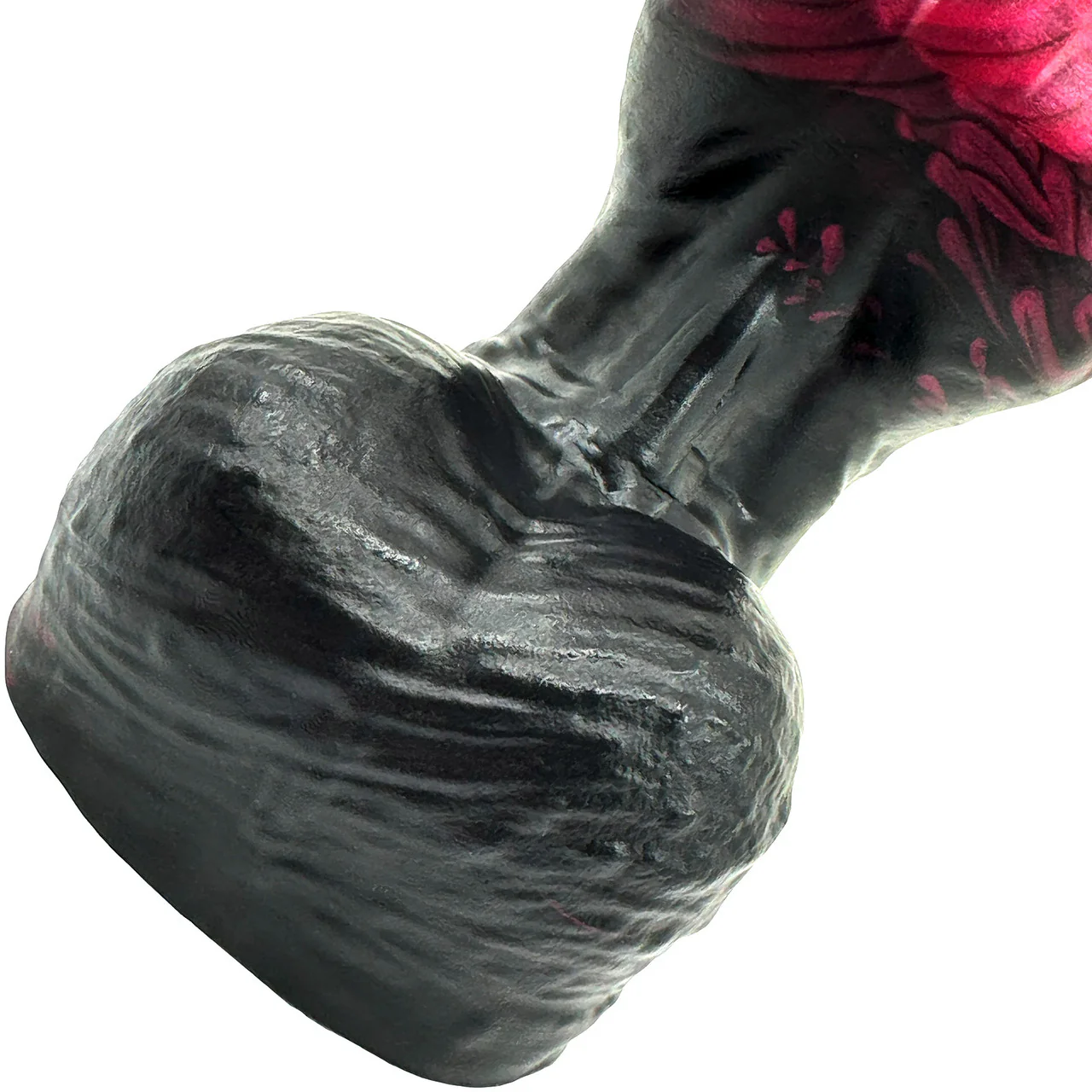BIG Daddy Dane Werewolf Knot XL 9.25" Platinum Silicone Dildo By Dee's Big Daddies - Hellboy - Image 6