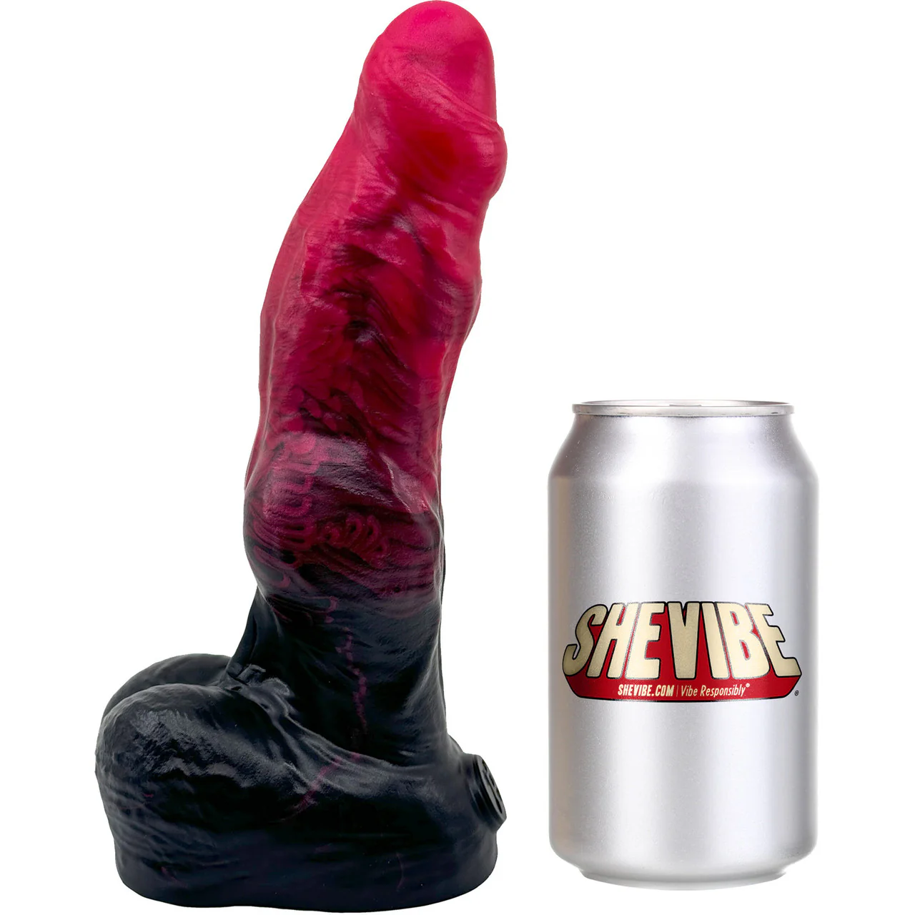 BIG Daddy Dane Werewolf Knot XL 9.25" Platinum Silicone Dildo By Dee's Big Daddies - Hellboy - Image 9
