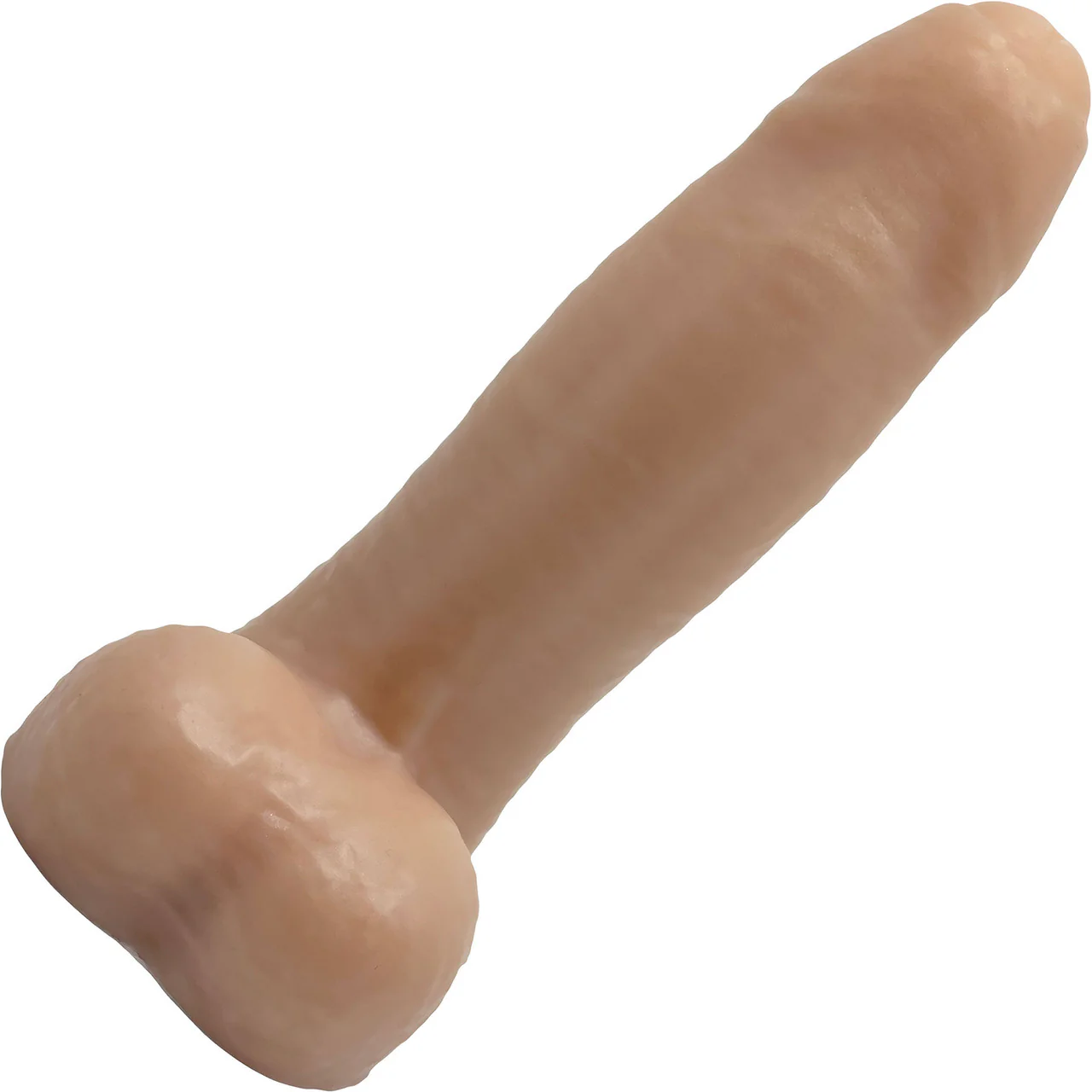 BIG Daddy Danny Uncut Large 6.5" Platinum Silicone Realistic Dildo With Balls By Dee's Big Daddies - Vanilla - Image 3