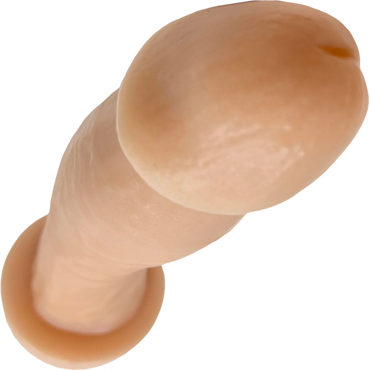 BIG Daddy Duncan Large 8" Platinum Silicone Realistic Dildo By Dee's Big Daddies - Vanilla - Image 5