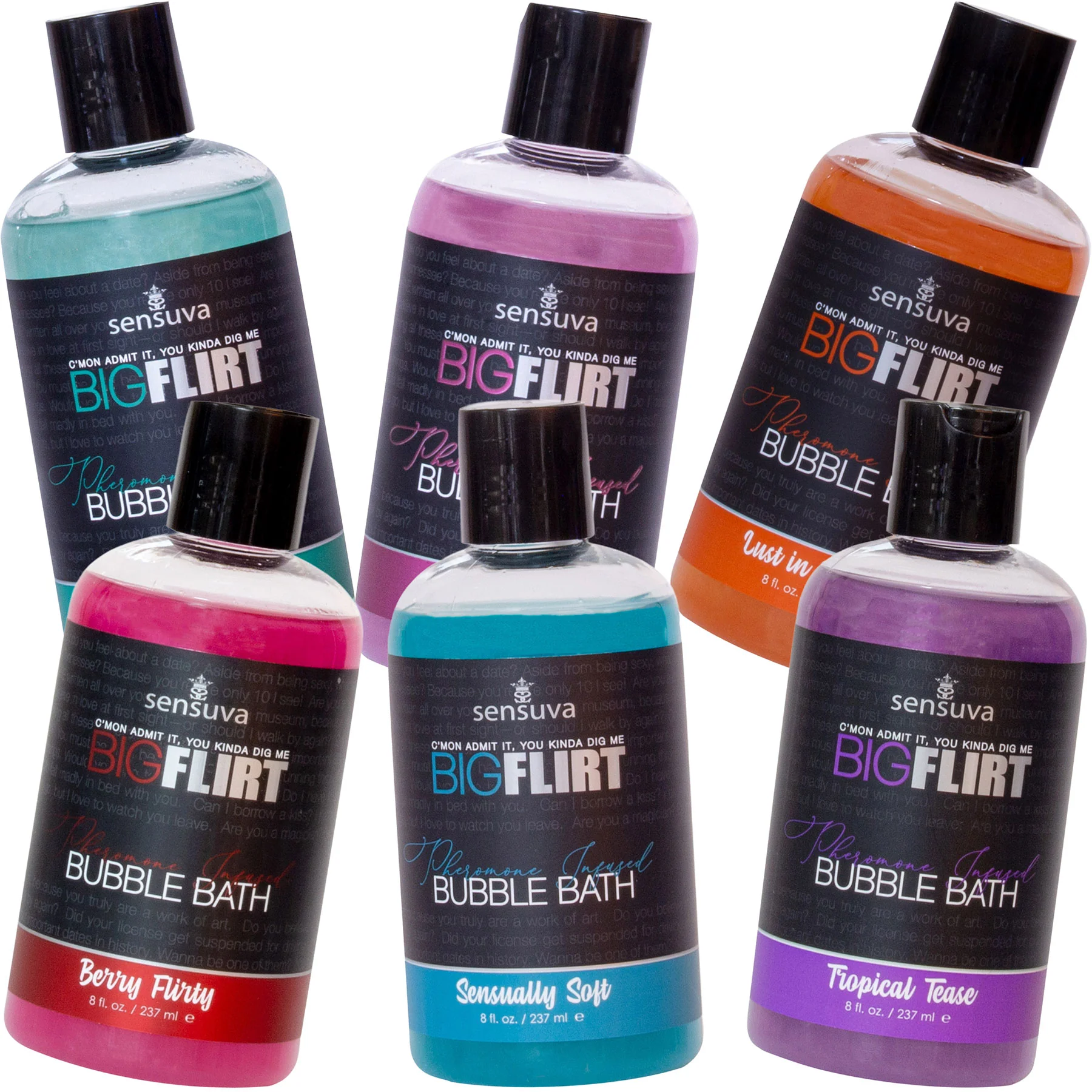 Big Flirt Pheromone Infused Bubble Bath By Sensuva 8 fl oz