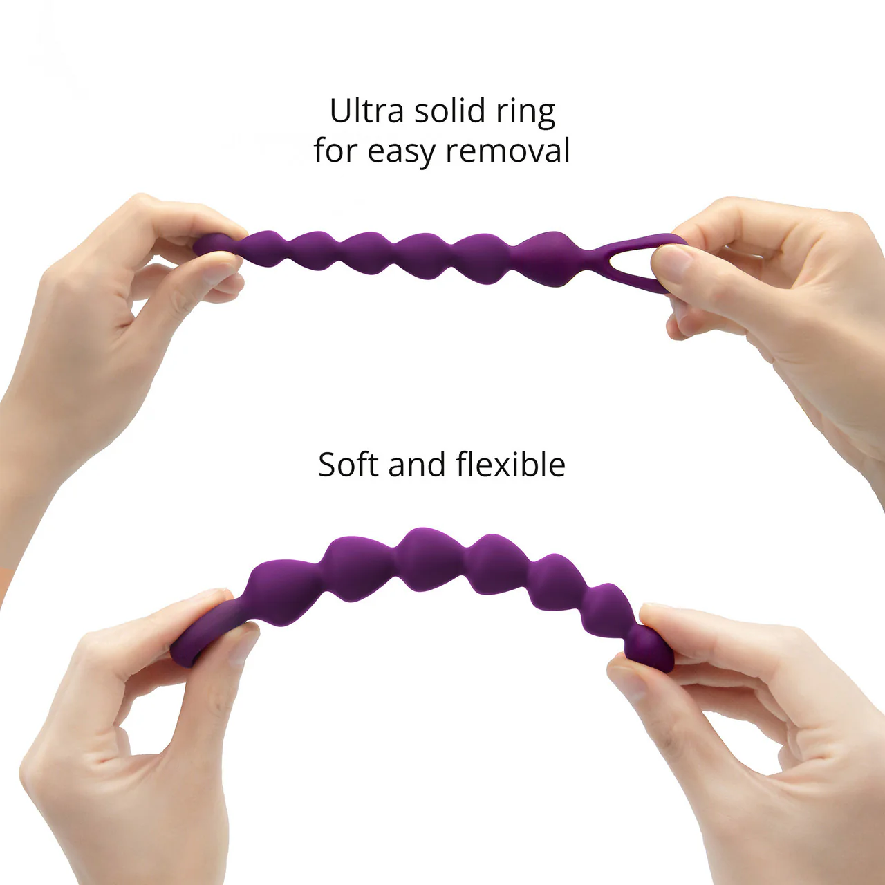 Bing Bang Silicone Anal Beads By Love To Love - Small, Purple Rain - Image 3