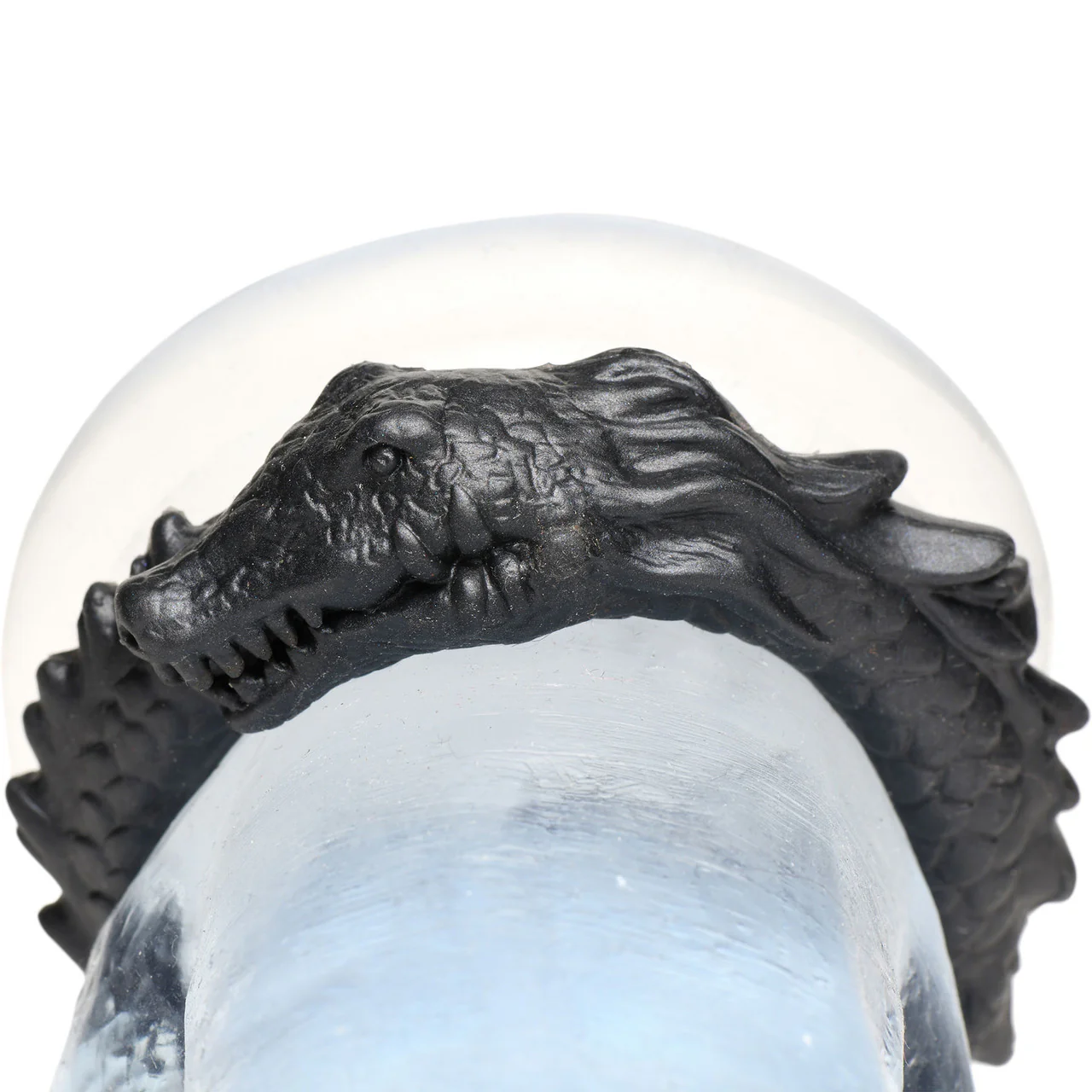 Black Caiman Silicone Cock Ring By Creature Cocks - Image 2