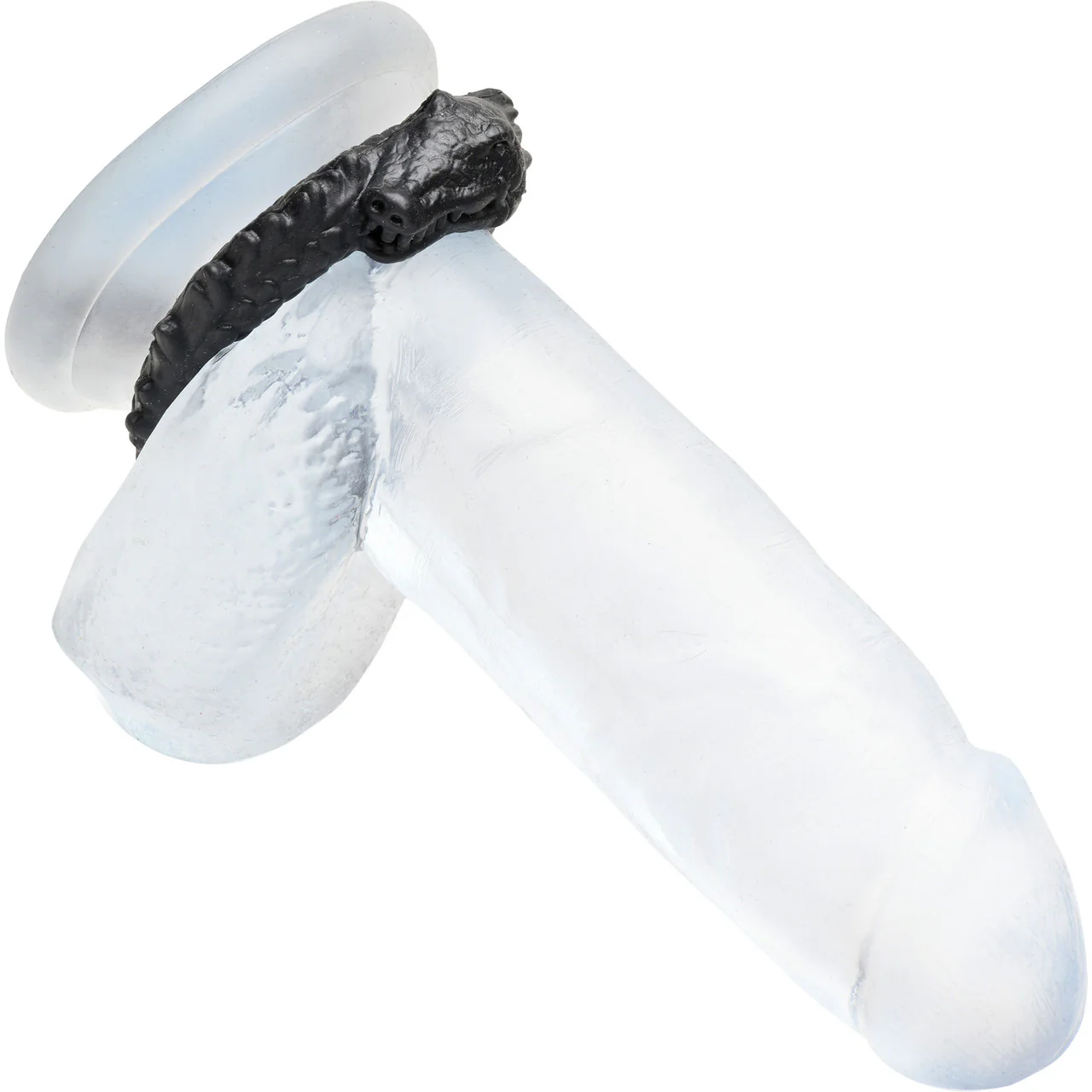 Black Caiman Silicone Cock Ring By Creature Cocks - Image 5