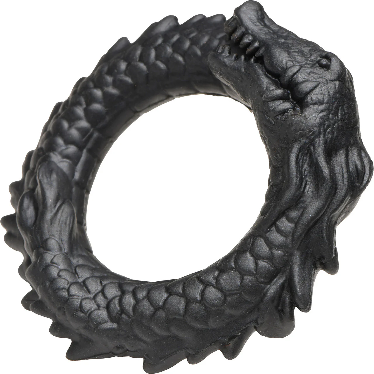Black Caiman Silicone Cock Ring By Creature Cocks - Image 7