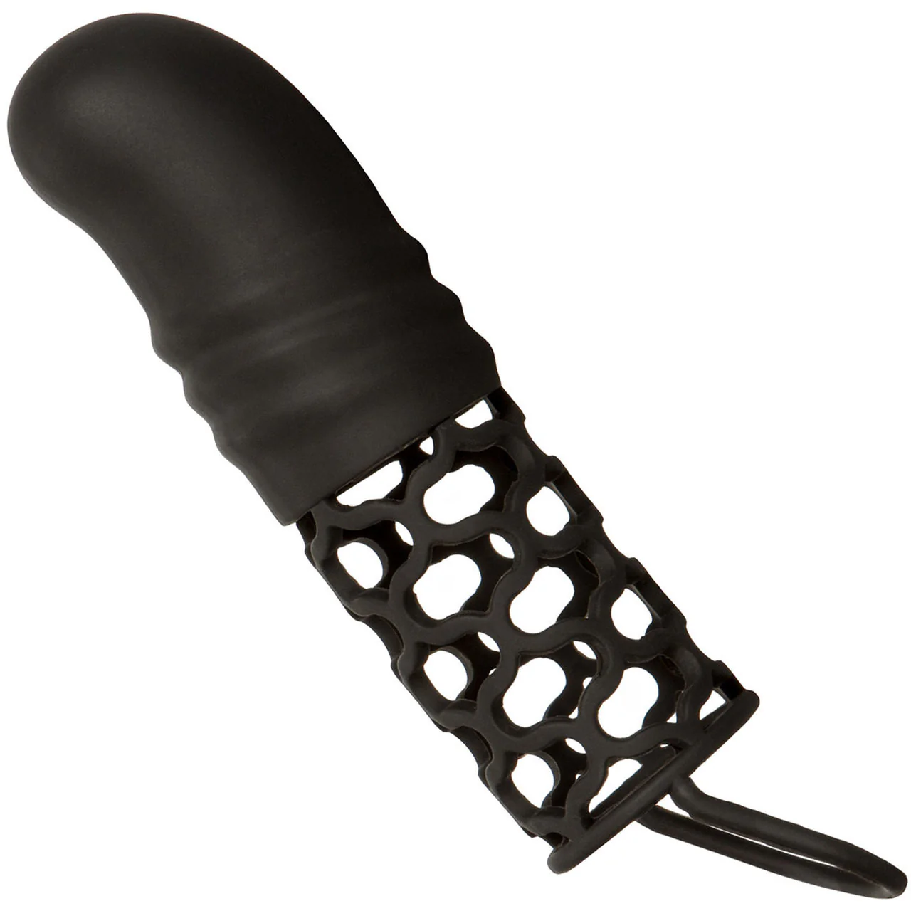 Black Silicone 2" Penis Extension By CalExotics - Image 3