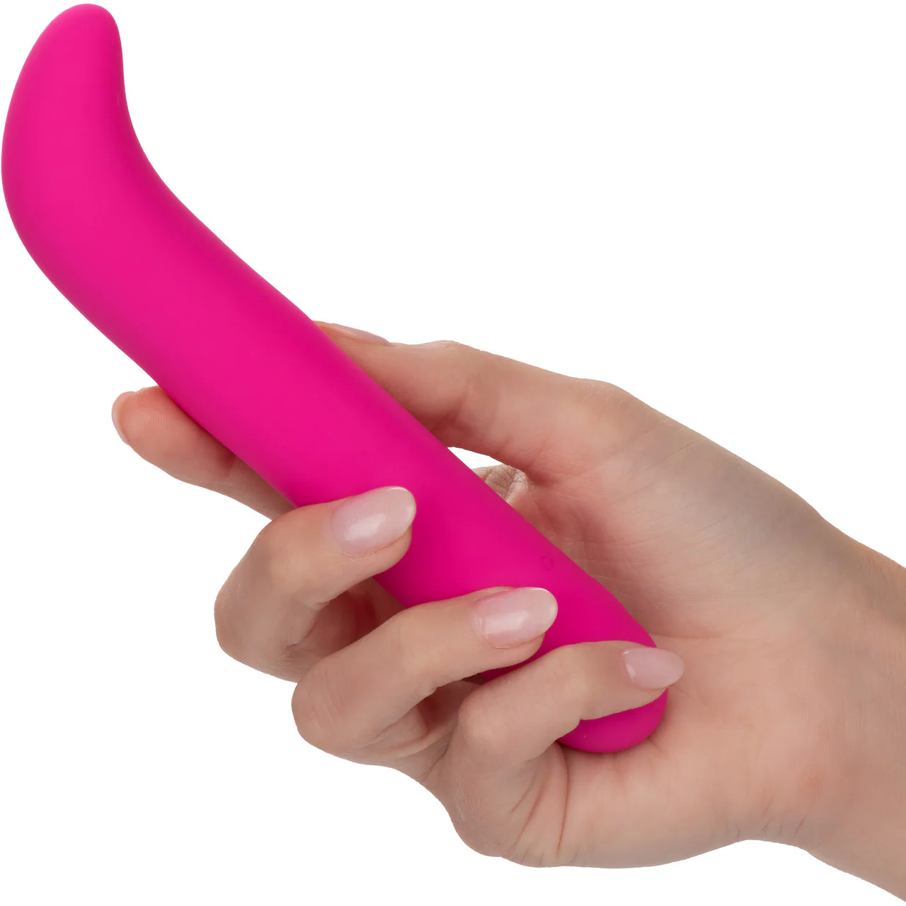 Bliss Liquid Silicone G Vibe Rechargeable Waterproof G-Spot Vibrator - Pink - Image 2