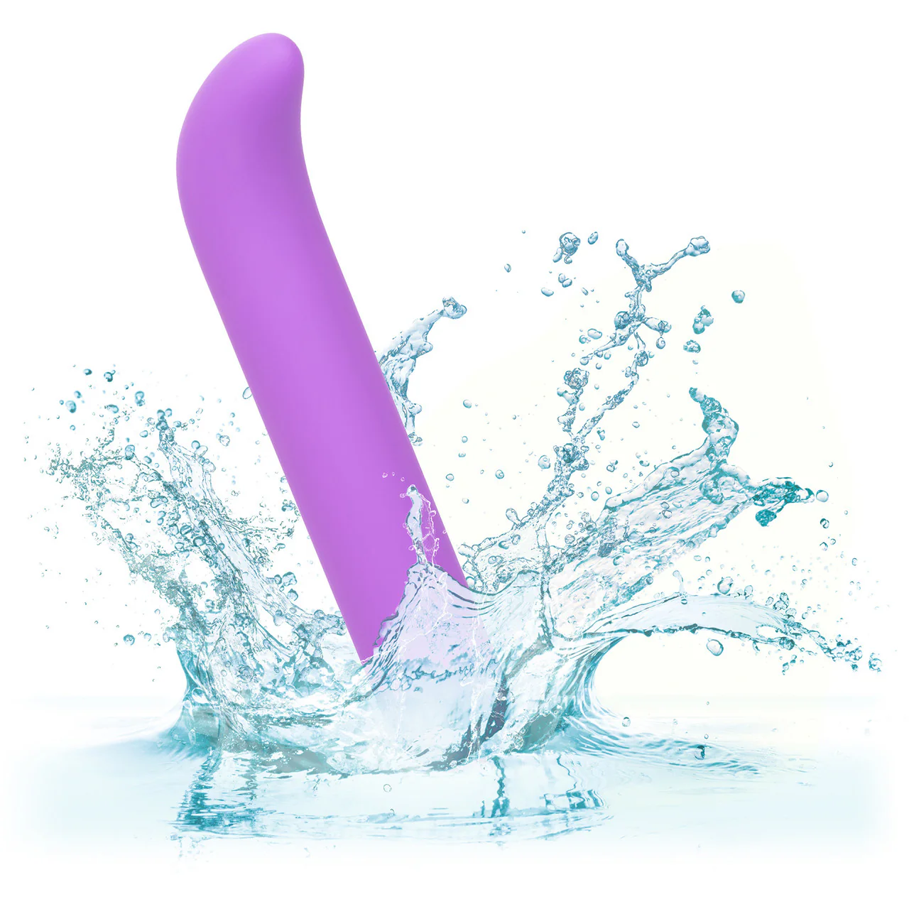 Bliss Liquid Silicone Mini G Vibe Rechargeable Waterproof G-Spot Vibrator - Purple - Image 7