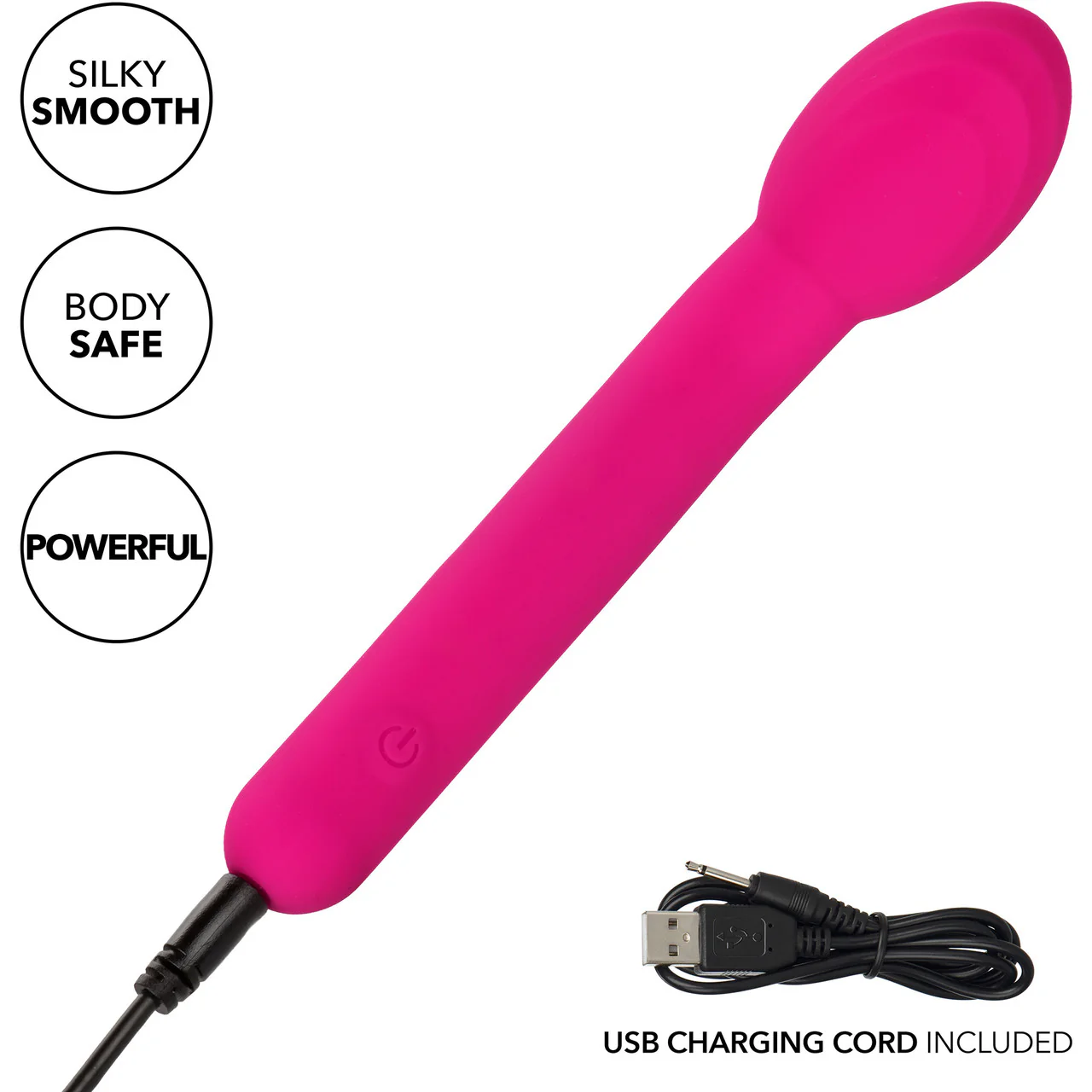 Bliss Liquid Silicone Mini Tulip Rechargeable Waterproof G-Spot Vibrator - Pink - Image 8