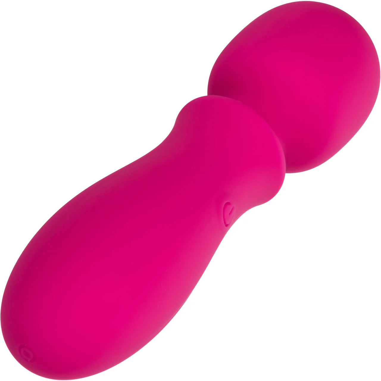 Bliss Liquid Silicone Mini Wand Rechargeable Waterproof Vibrator - Pink - Image 3