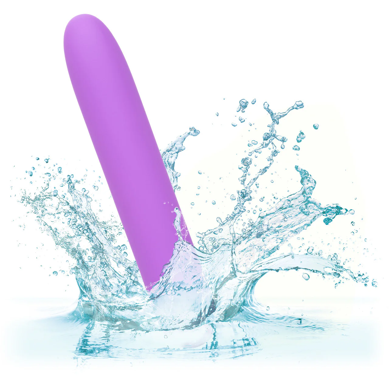 Bliss Liquid Silicone Rechargeable Waterproof Mini Vibrator - Purple - Image 7