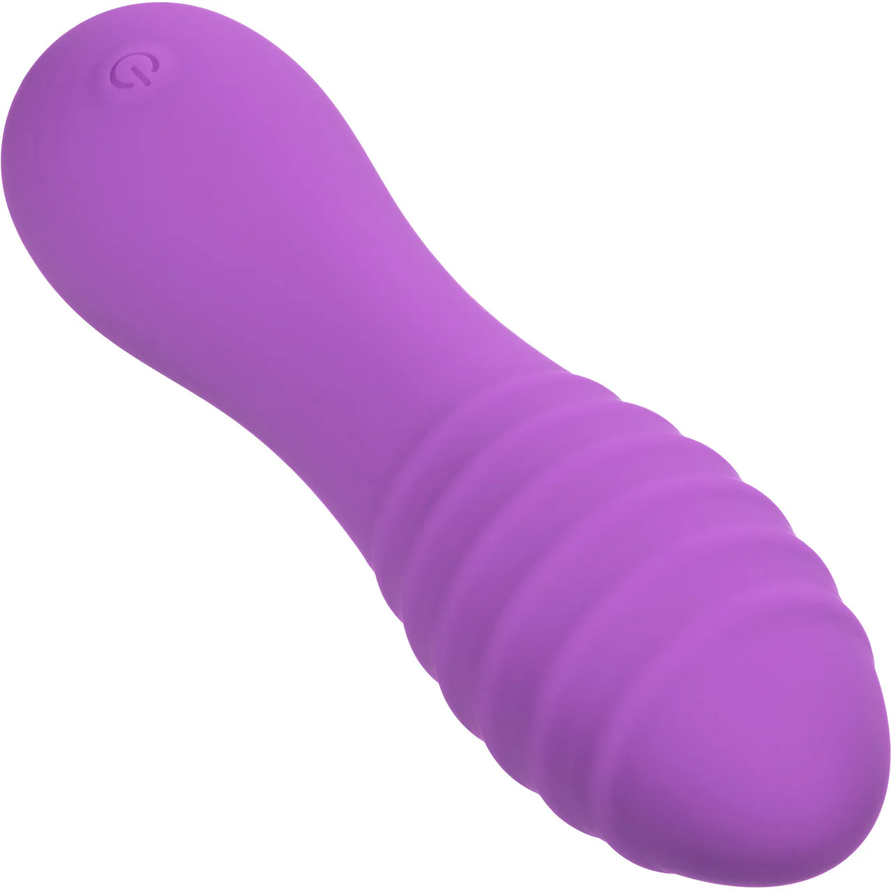 Bliss Liquid Silicone Ripple Rechargeable Waterproof Clitoral Vibrator - Purple - Image 6
