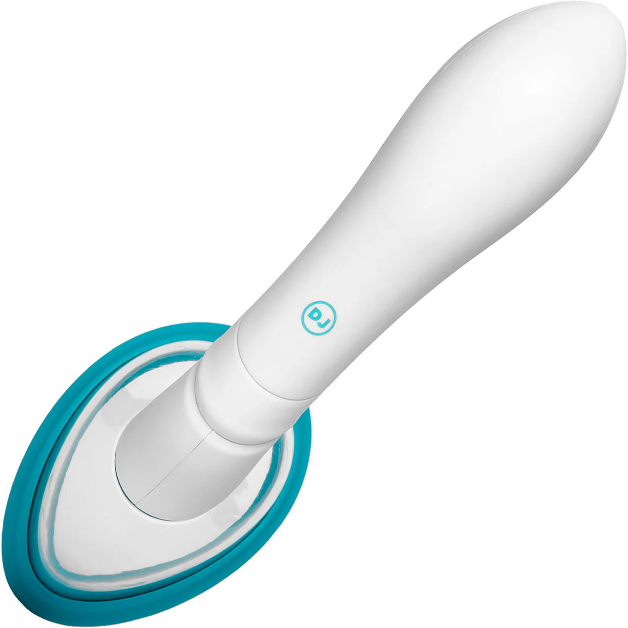 Bloom Automatic Vibrating Rechargeable Intimate Body Pump by Doc Johnson - Blue & White - Image 3
