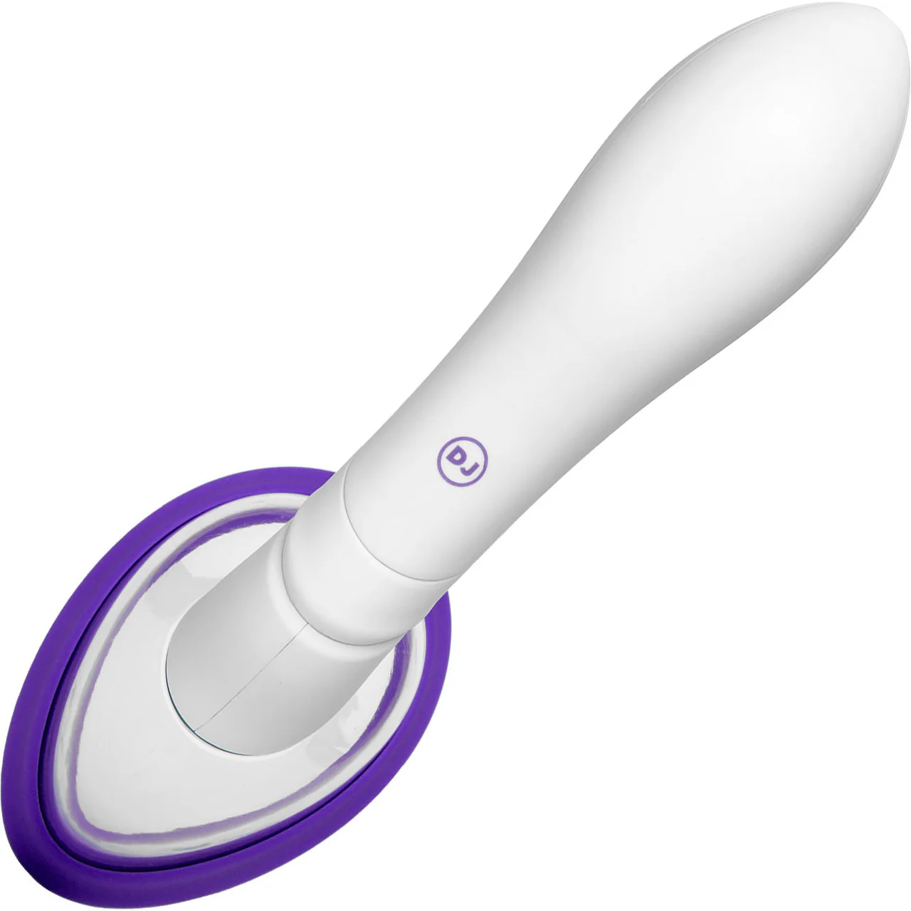 Bloom Automatic Vibrating Rechargeable Intimate Body Pump by Doc Johnson - Purple & White - Image 3