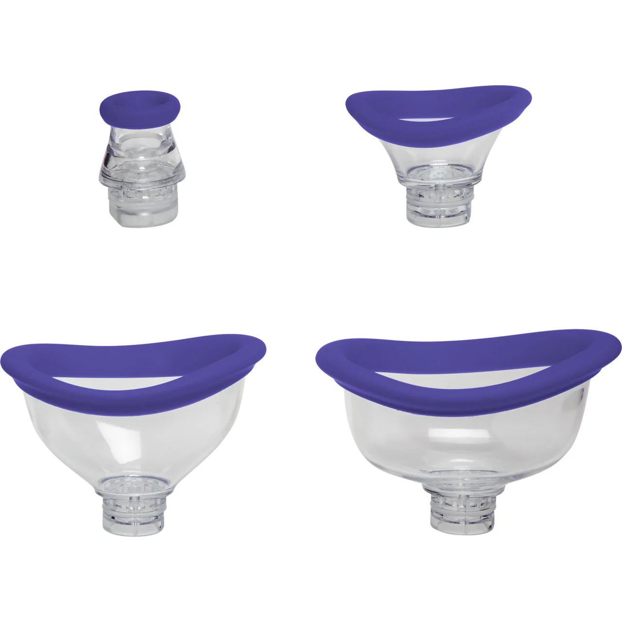 Bloom Automatic Vibrating Rechargeable Intimate Body Pump by Doc Johnson - Purple & White - Image 4