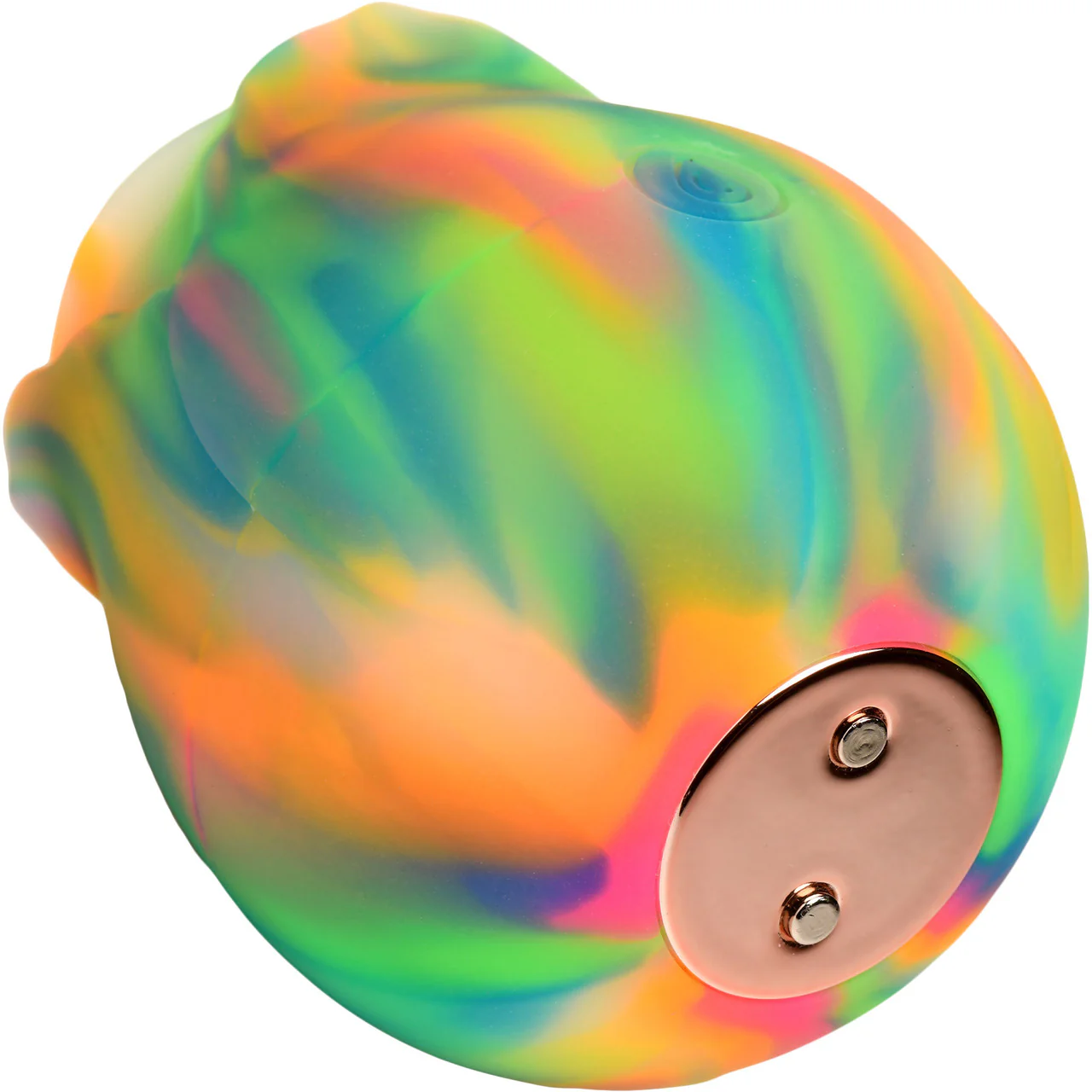 Bloomgasm Glow Rose Glow In The Dark Rechargeable Clitoral Pressure Wave Stimulator - Rainbow - Image 16