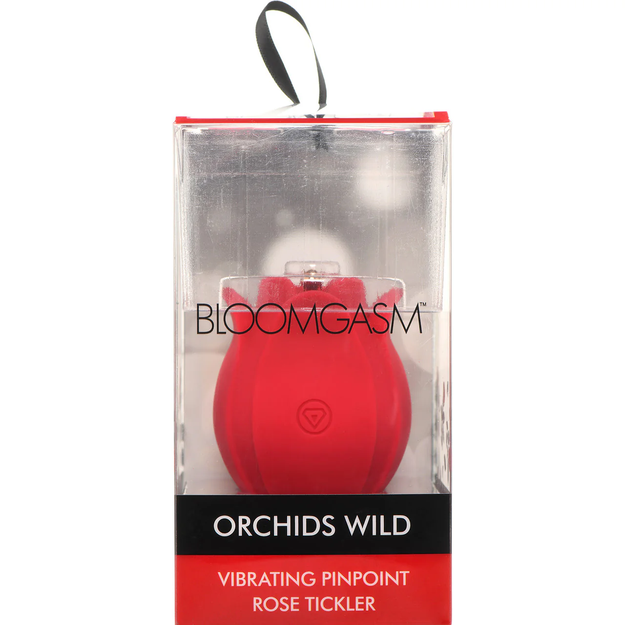 Bloomgasm Orchids Wild Vibrating Pinpoint Rose Tickler Rechargeable Silicone Clitoral Stimulator - Red - Image 13