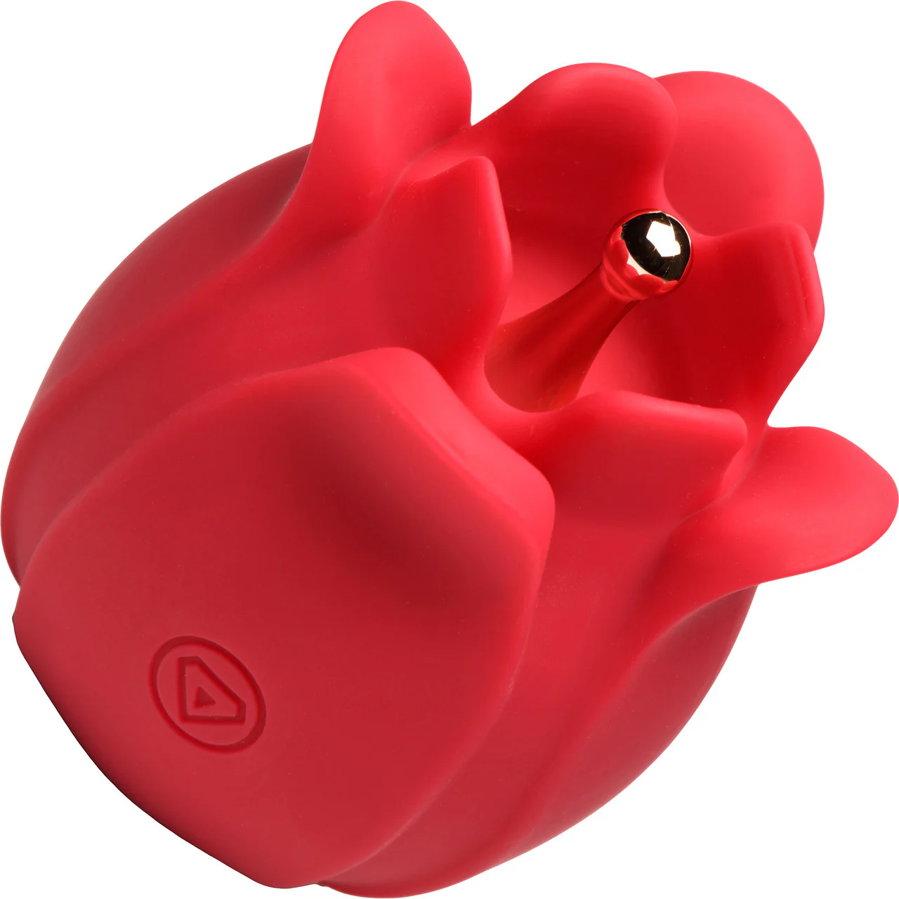 Bloomgasm Orchids Wild Vibrating Pinpoint Rose Tickler Rechargeable Silicone Clitoral Stimulator - Red - Image 3