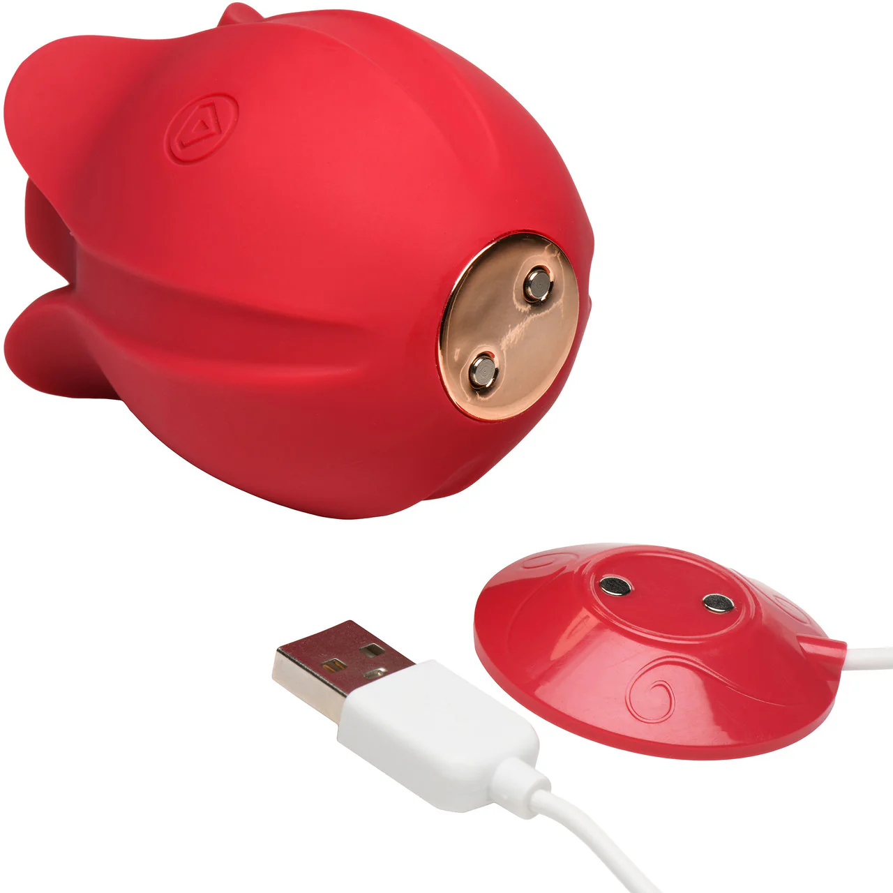 Bloomgasm Orchids Wild Vibrating Pinpoint Rose Tickler Rechargeable Silicone Clitoral Stimulator - Red - Image 8