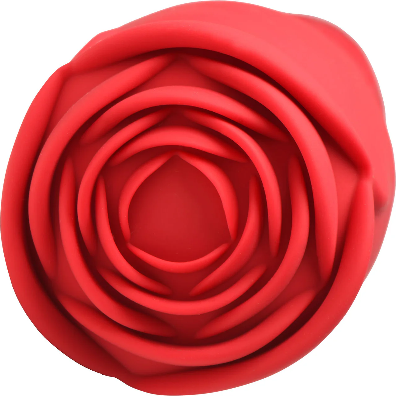 Bloomgasm Pleasure Rose 10X Rechargeable Silicone Wand Vibrator With Rose Attachment - Red - Image 6