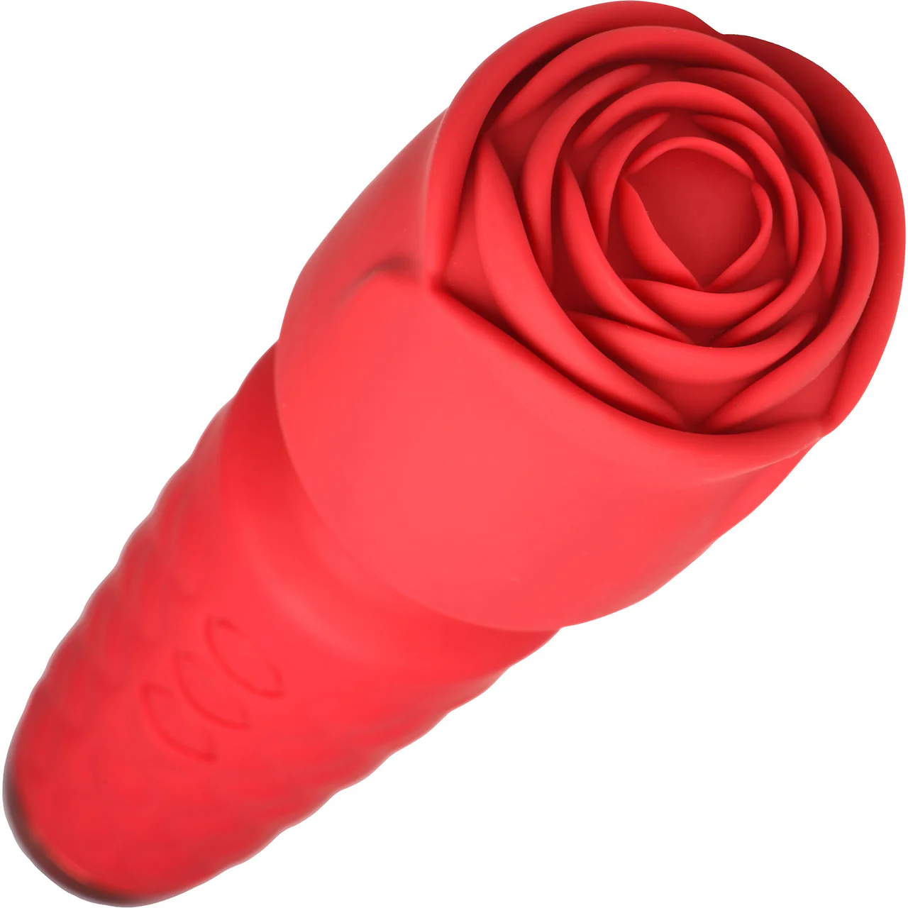 Bloomgasm Pleasure Rose 10X Rechargeable Silicone Wand Vibrator With Rose Attachment - Red - Image 8