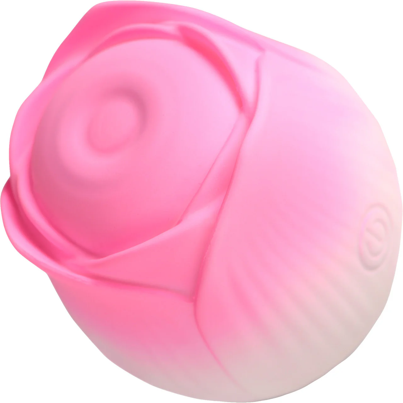 Bloomgasm Pulsing Petals Throbbing Rose Stimulator Rechargeable Clitoral Vibrator - Pink & White - Image 4
