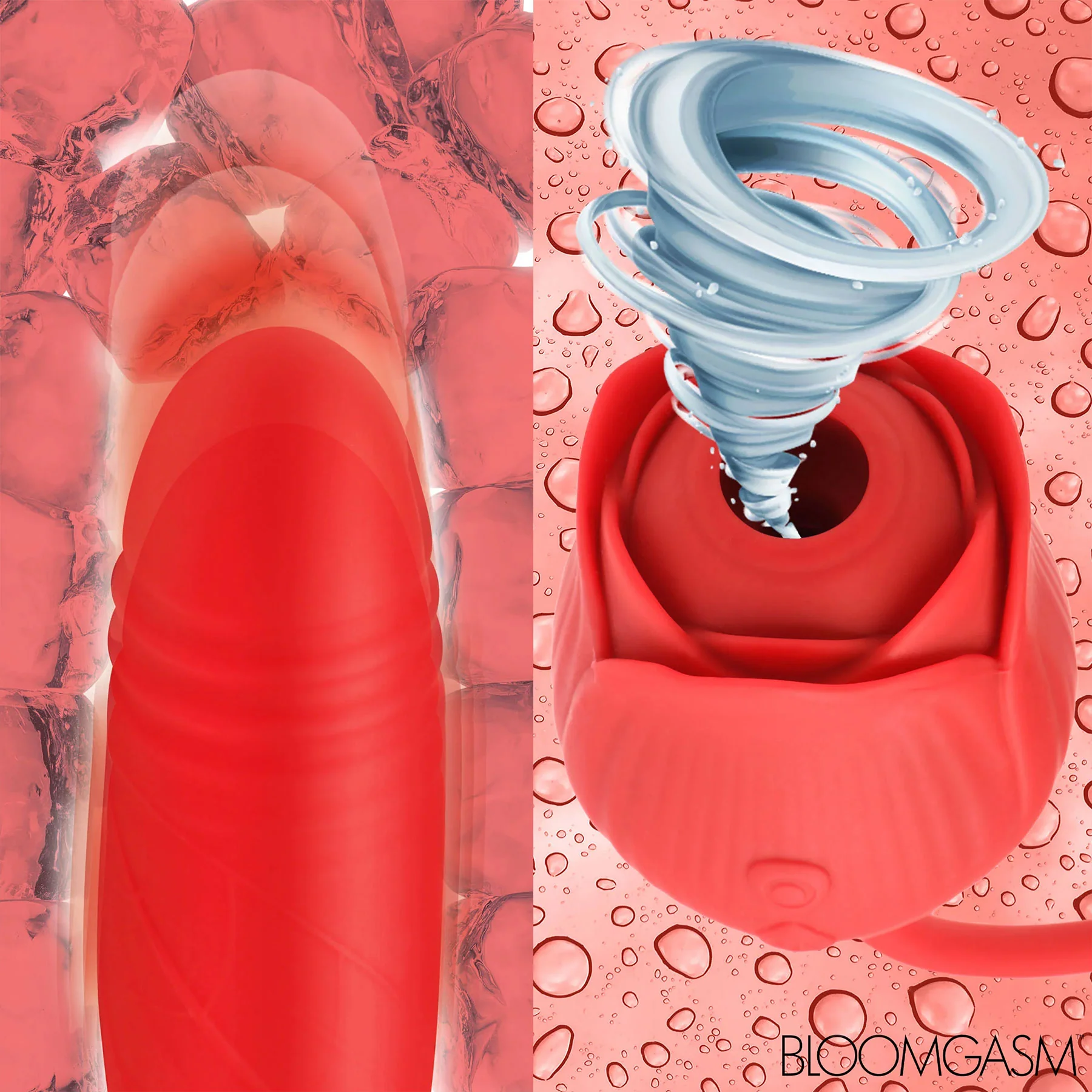 Bloomgasm Romping Rose 10X Silicone Suction Rose & Thrusting Vibrator - Image 19