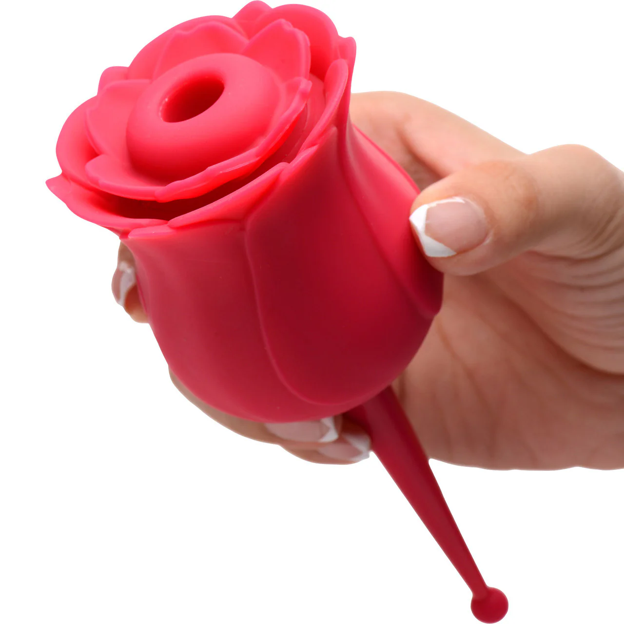 Bloomgasm Sucking & Vibrating Rose Silicone Rechargeable Waterproof Clit Stimulator - Image 6