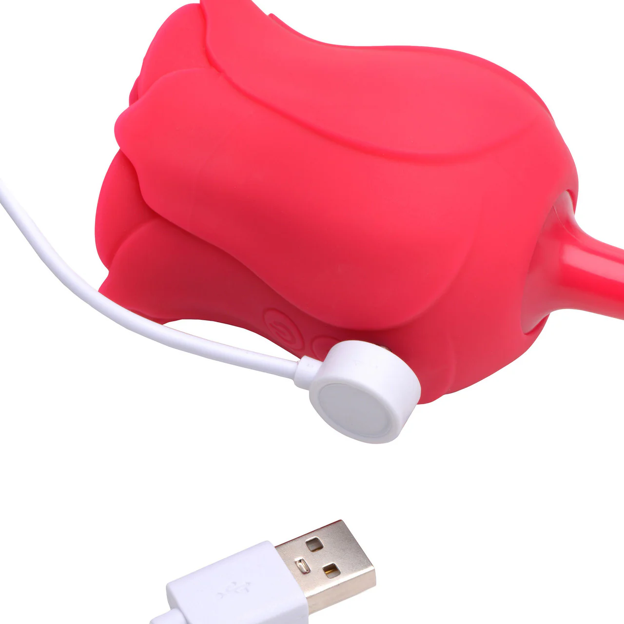 Bloomgasm Sucking & Vibrating Rose Silicone Rechargeable Waterproof Clit Stimulator - Image 8