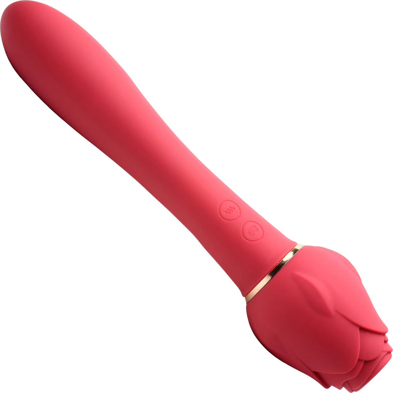 Bloomgasm Suction Rose Silicone Rechargeable Clitoral Pressure Wave Stimulator With Vibration - Image 3