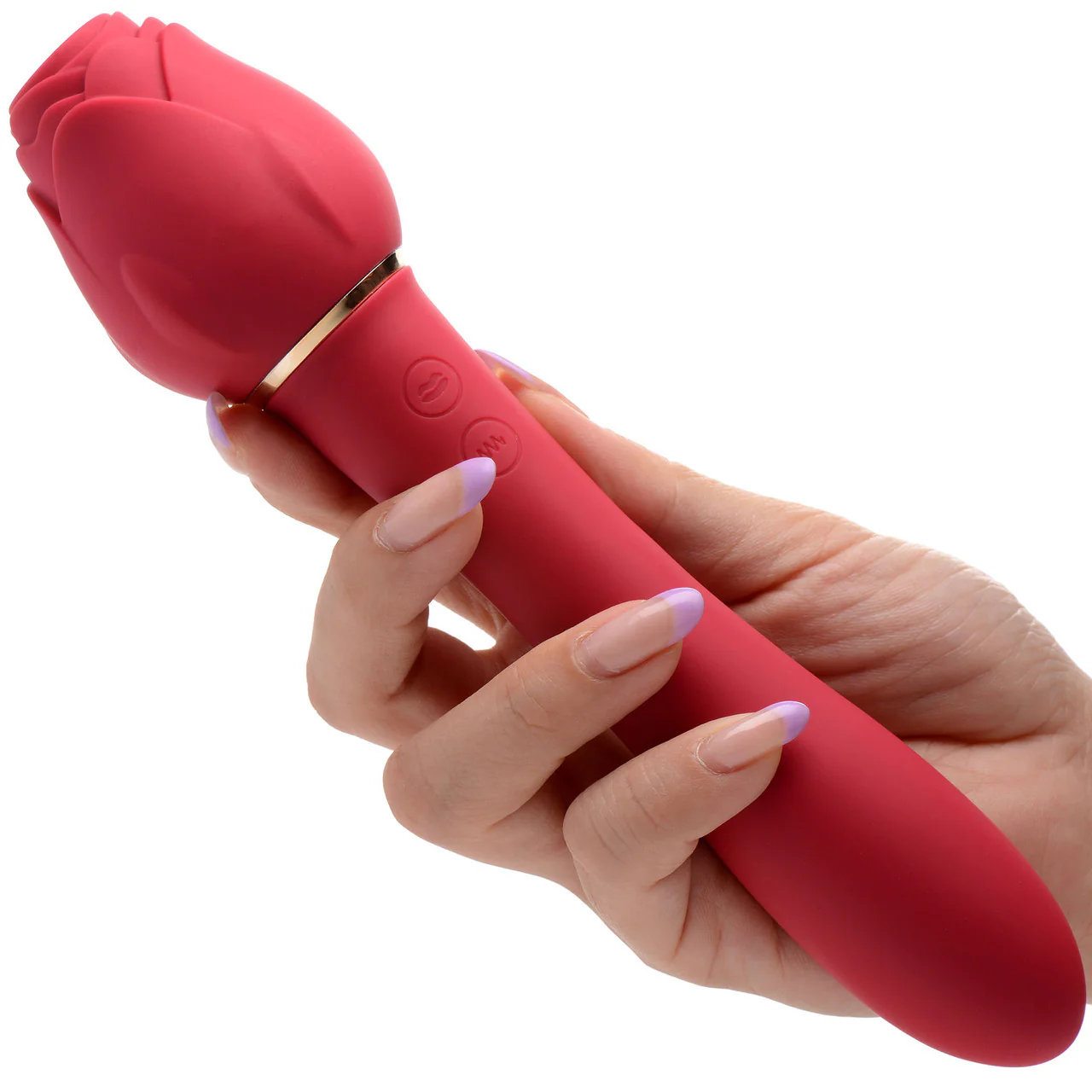 Bloomgasm Suction Rose Silicone Rechargeable Clitoral Pressure Wave Stimulator With Vibration - Image 8