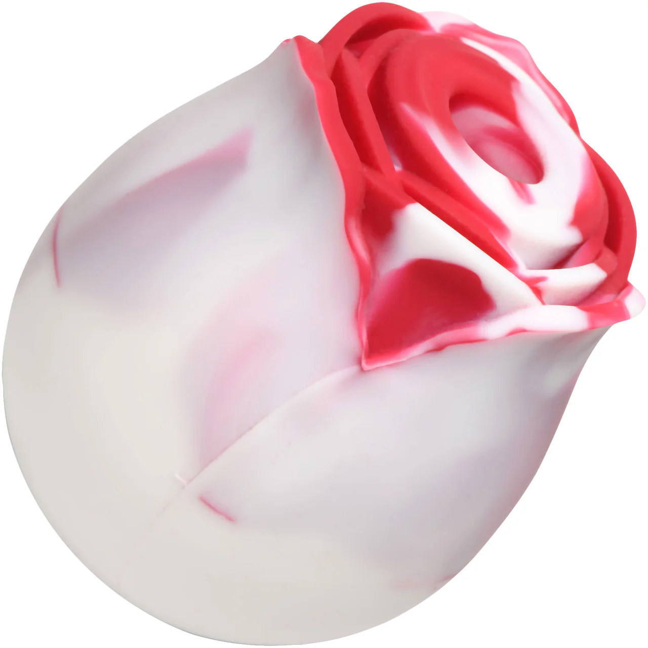 Bloomgasm The Rose Pressure Wave Stimulator Lover's Gift Box - Red With White Swirls - Image 6