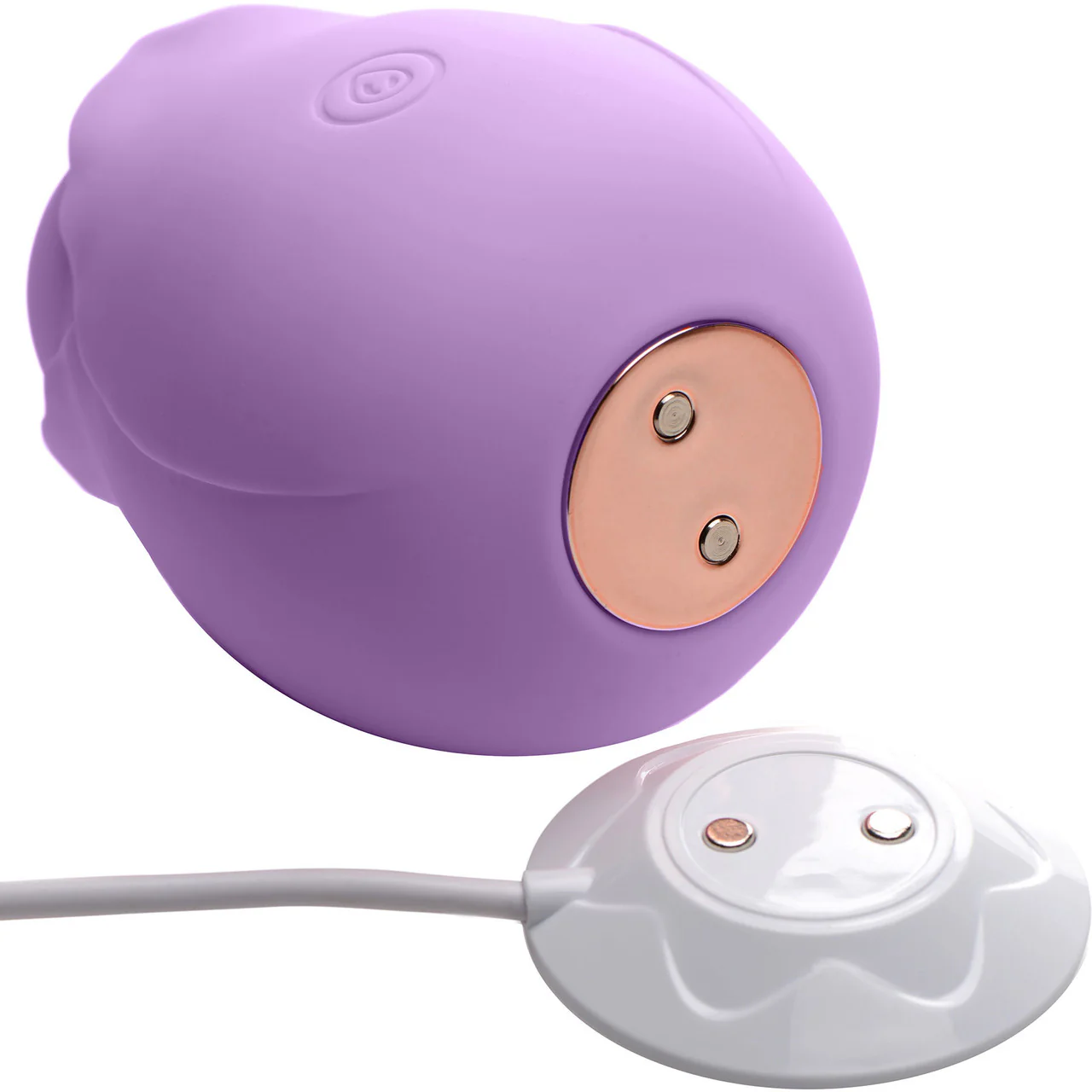 Bloomgasm Wild Rose Rechargeable Clitoral Pressure Wave Stimulator - Purple - Image 4