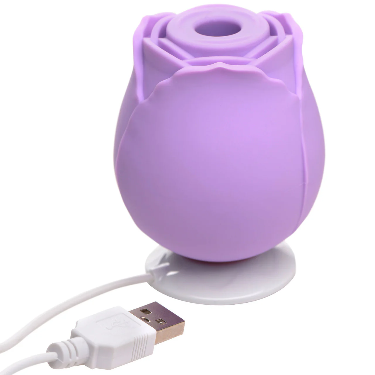 Bloomgasm Wild Rose Rechargeable Clitoral Pressure Wave Stimulator - Purple - Image 7