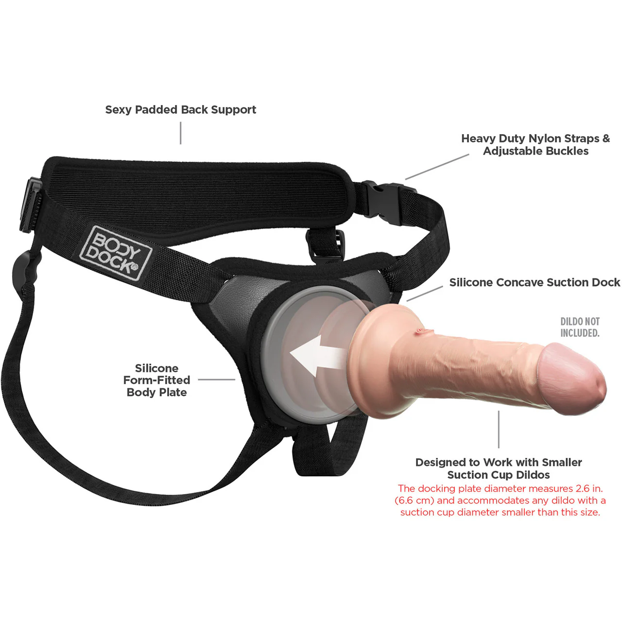 Body Dock Elite Mini Strap-On Harness System - Image 2