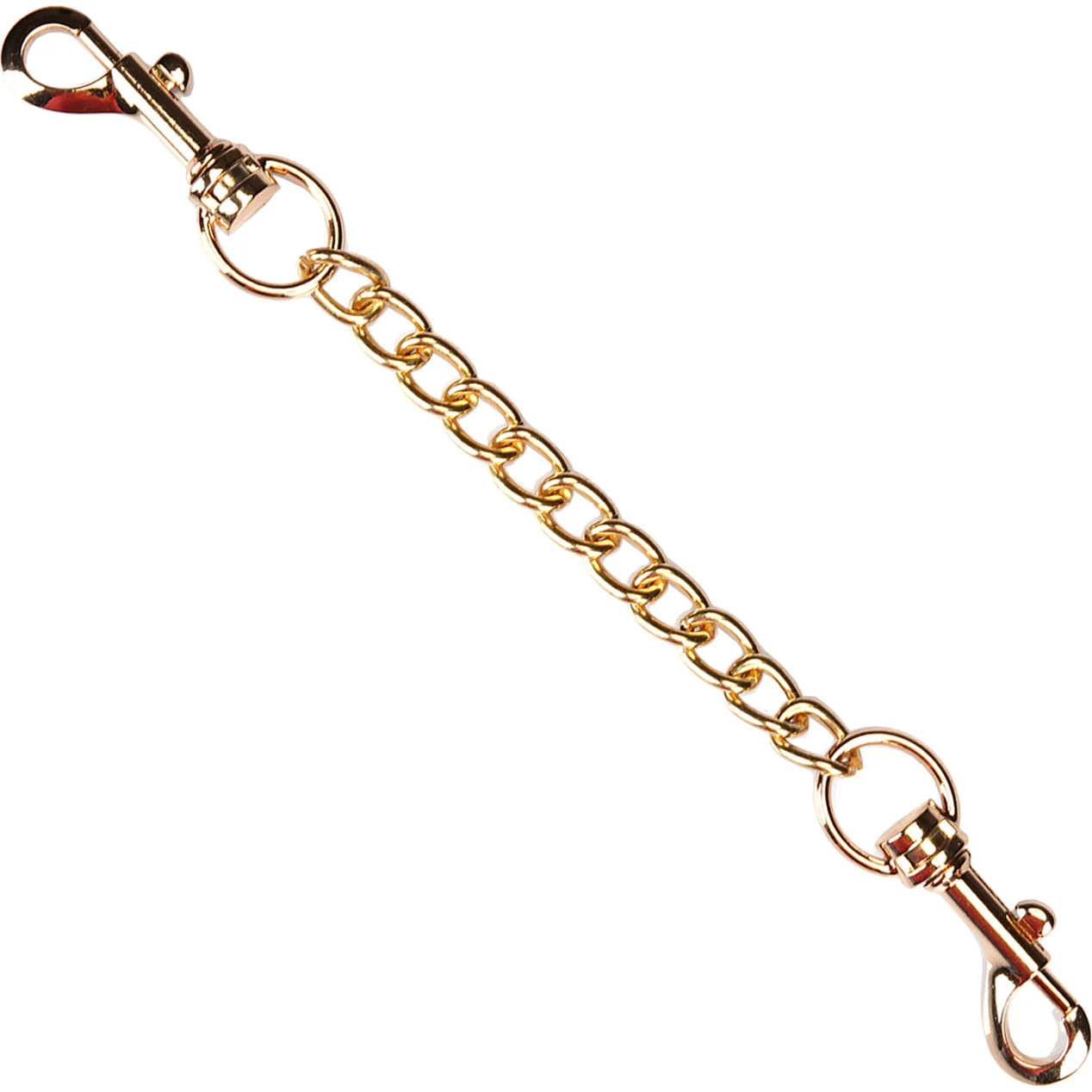 Boudoir Amor Black Handcuffs With Gold Hardware By Liebe Seele - Image 2