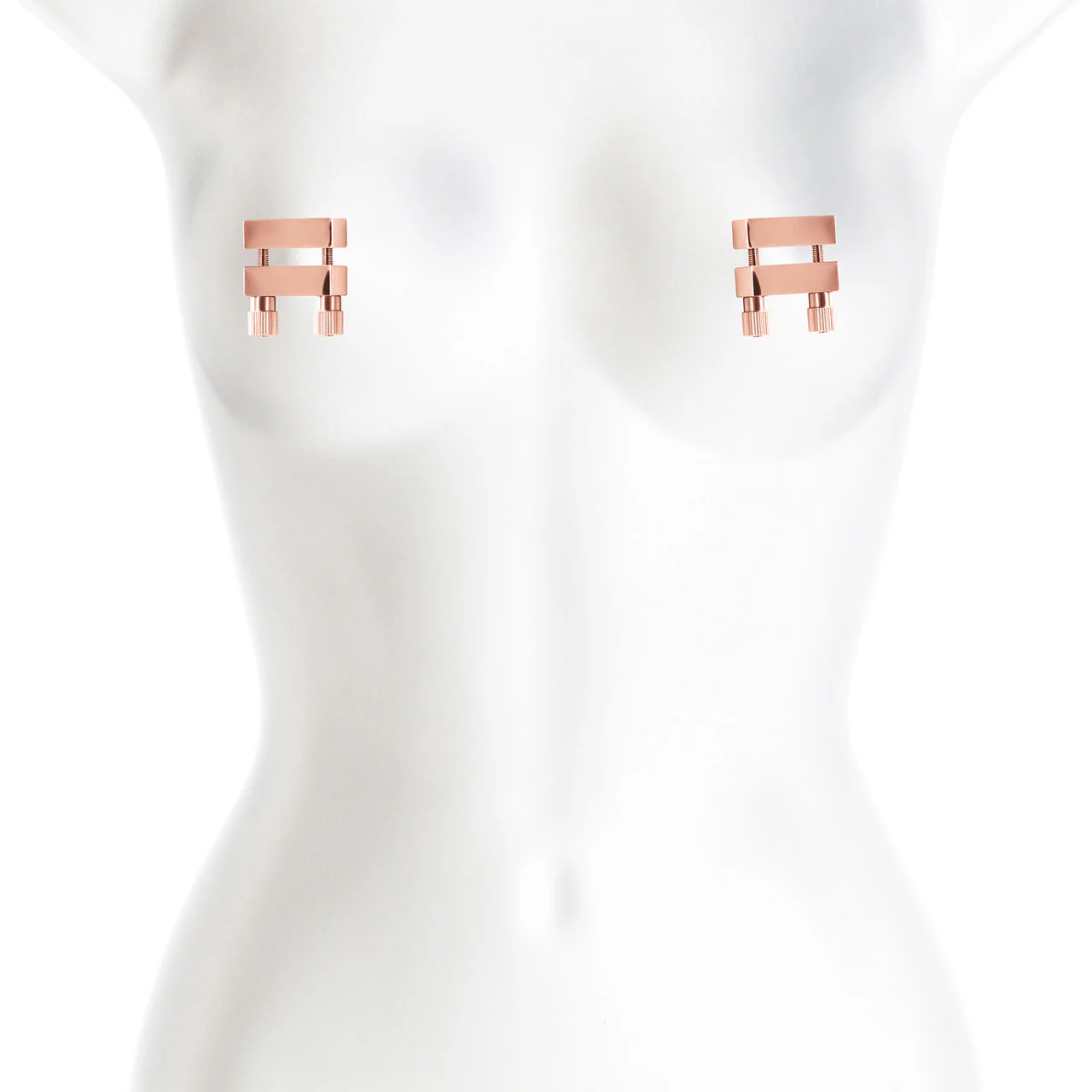 Bound Adjustable V1 Nipple Clamps By NS Novelties - Rose Gold - Image 2