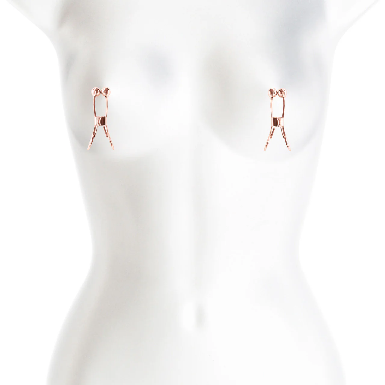 Bound C1 Nipple Clamps By NS Novelties - Rose Gold - Image 2