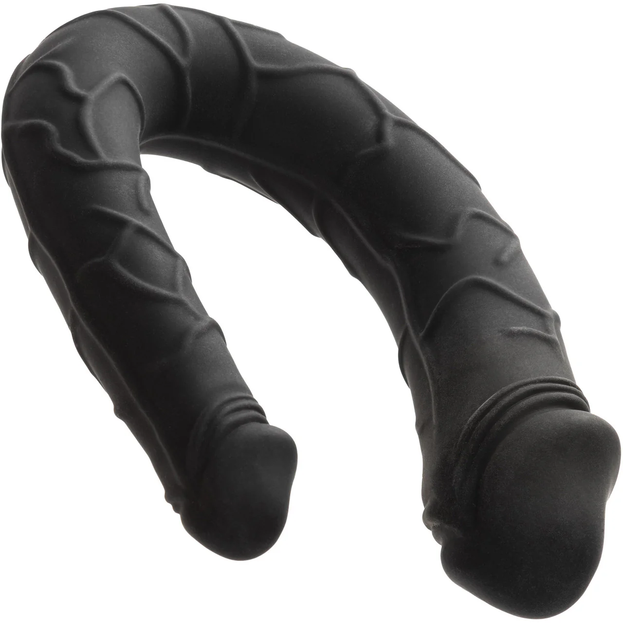 Boundless AC/DC Dong Silicone Double Dildo By CalExotics - Black - Image 4