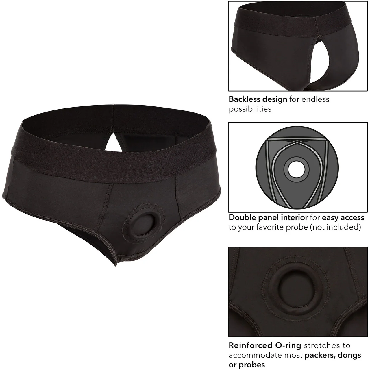 Boundless Backless Brief Strap-On Harness By CalExotics - Image 4