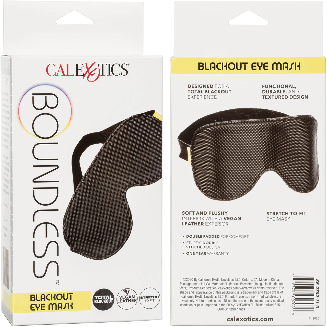 Boundless Blackout Eye Mask by CalExotics - Image 7