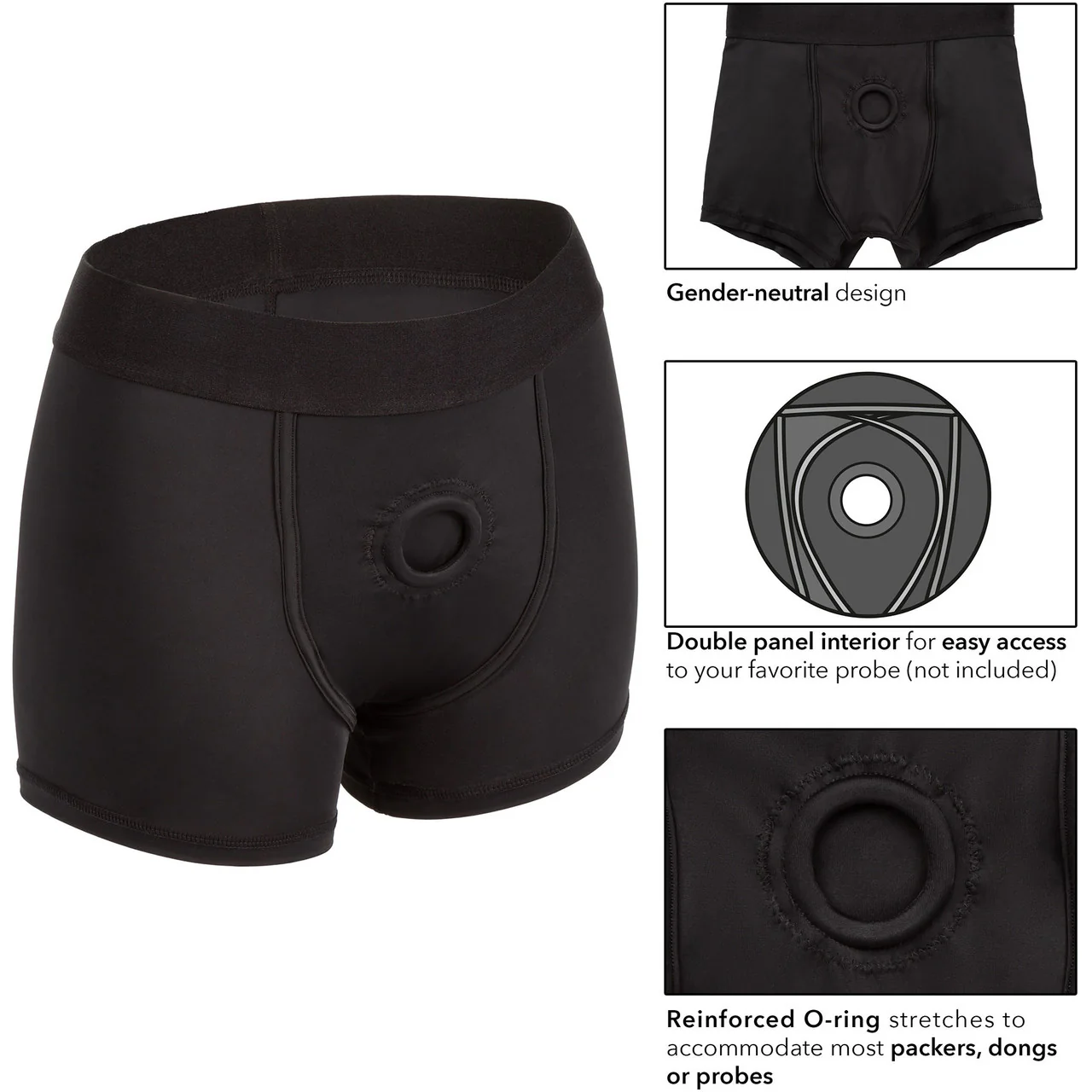 Boundless Boxer Brief Strap-On Harness By CalExotics - Image 4