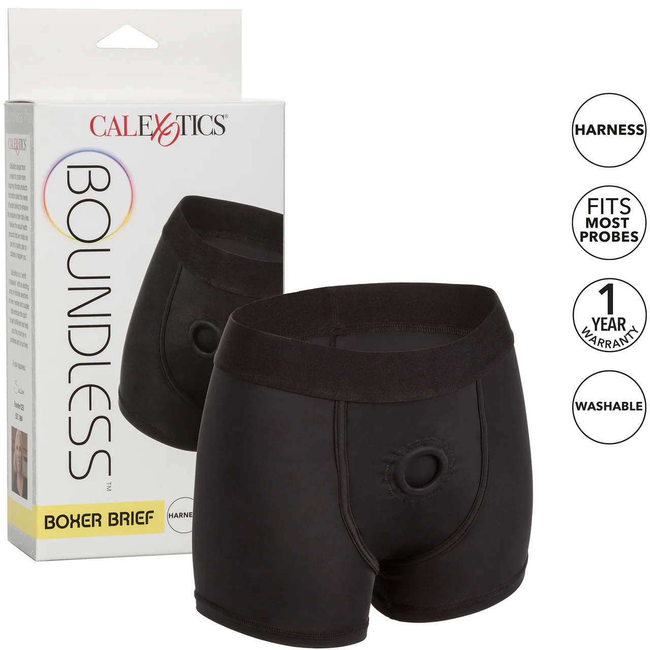 Boundless Boxer Brief Strap-On Harness By CalExotics - Image 5