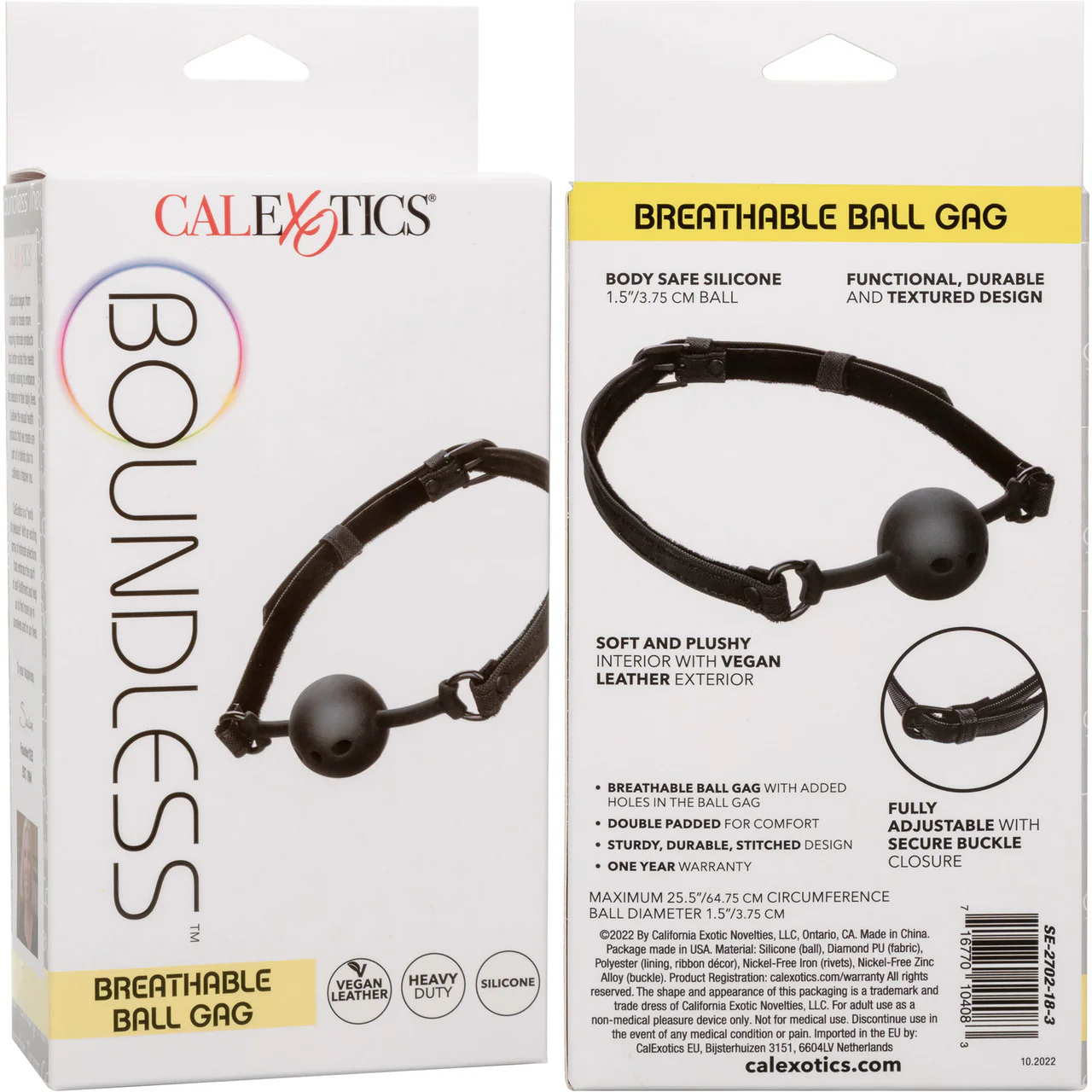 Boundless Breathable Silicone Ball Gag By CalExotics - Image 9