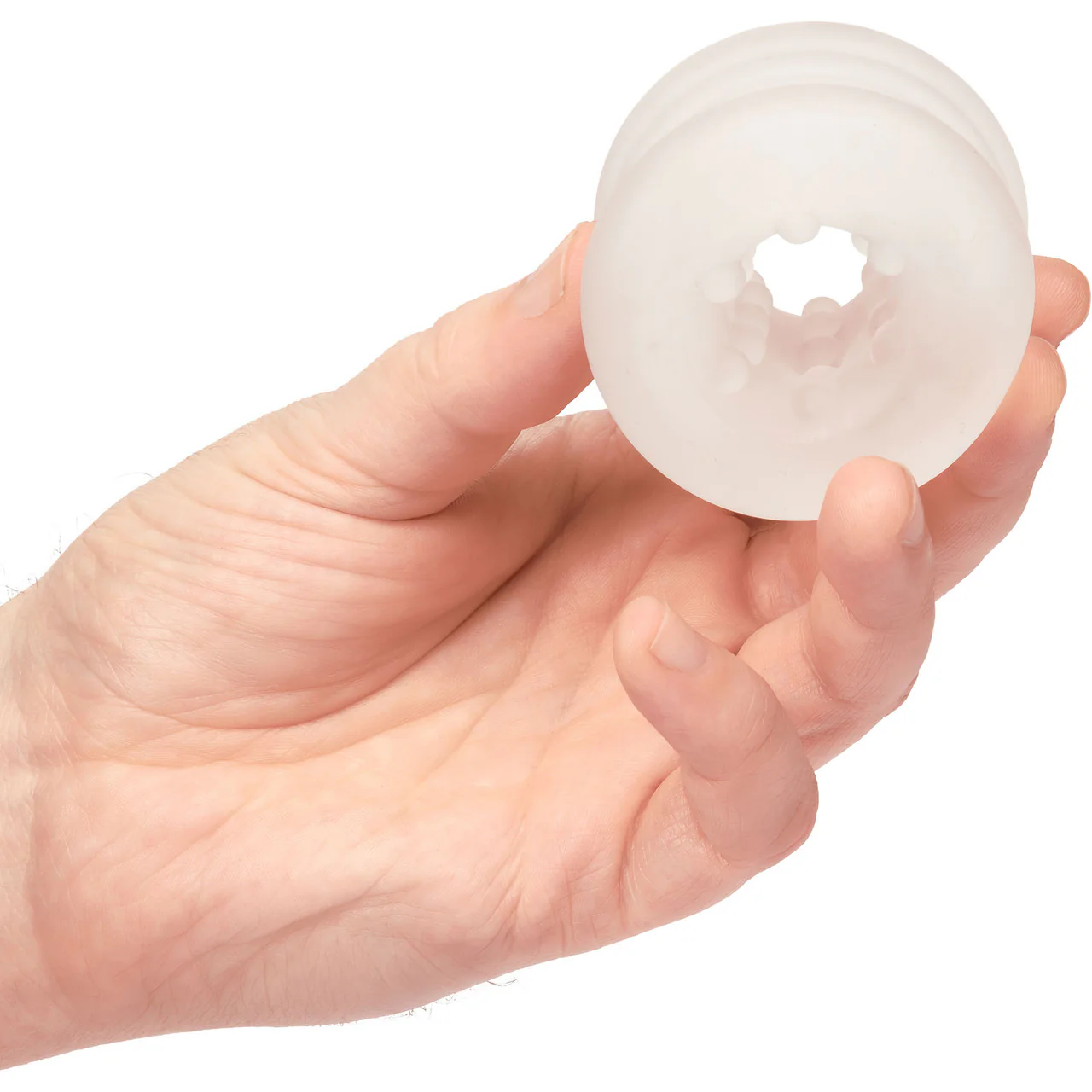 Boundless Bumper-Stroker Ring Reversible Penis Masturbator By CalExotics - Image 3