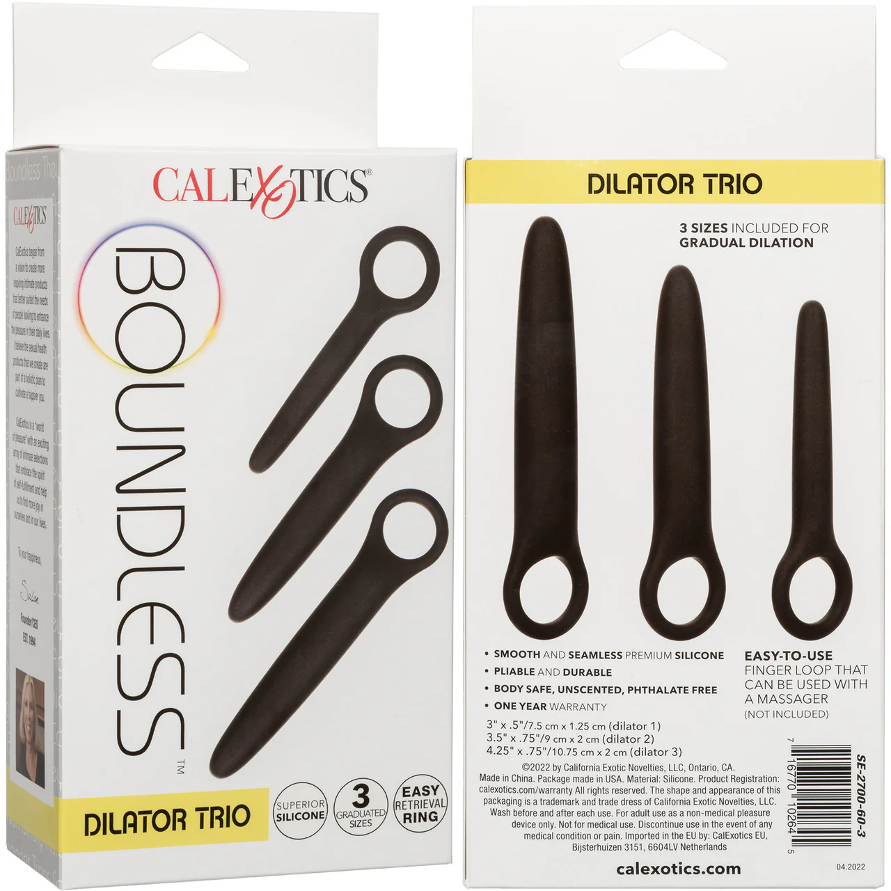 Boundless Dilator Trio Silicone 3-Piece Probe Set By CalExotics - Image 13