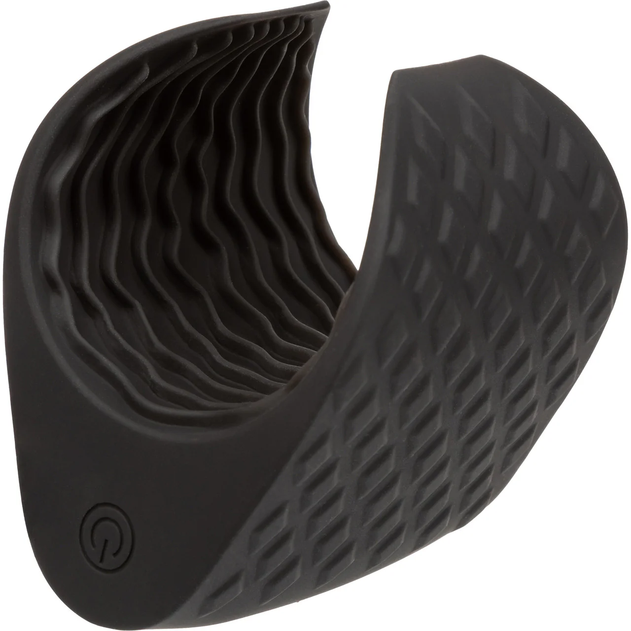 Boundless Grip Silicone Stroker Pulsating Penis Masturbator By CalExotics - Black - Image 6